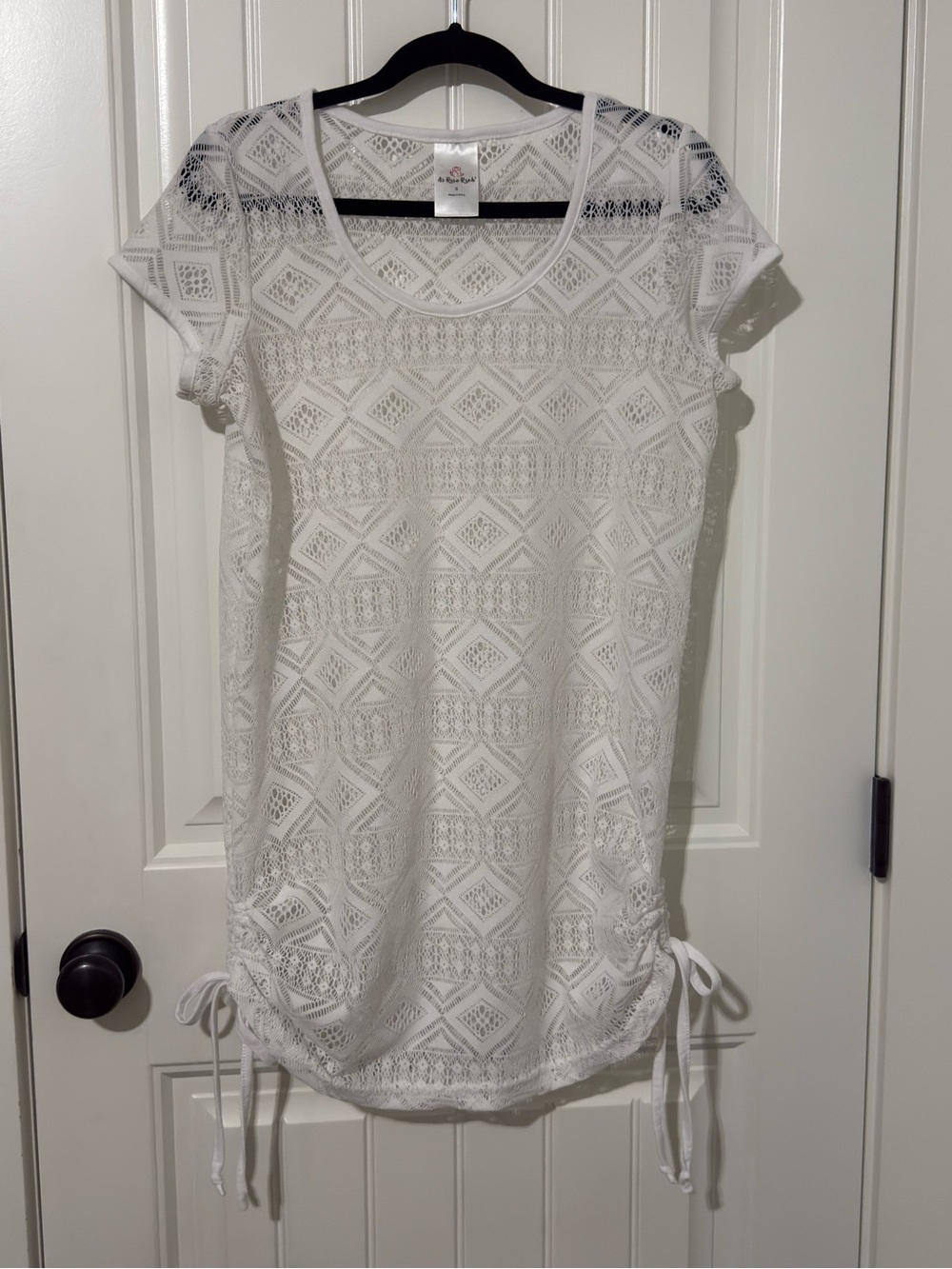 White Lace Swimsuit Coverup